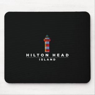 Hilton Head Island Lighthouse Sc Vacation Souvenir Mouse Pad