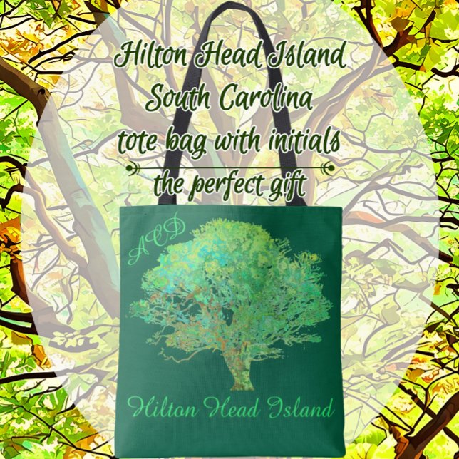 Hilton Head Island live oak tree Tote Bag (Handsome HHI Souvenir)