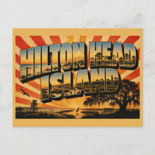 Hilton Head Island SC Salt Marsh Maritime Forest Postcard