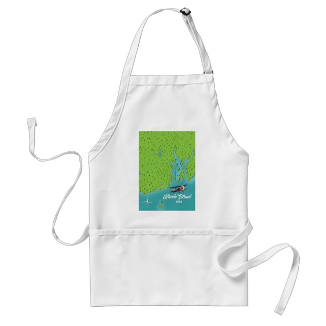 Hilton Head island South Carolina Map Standard Apron (Front)