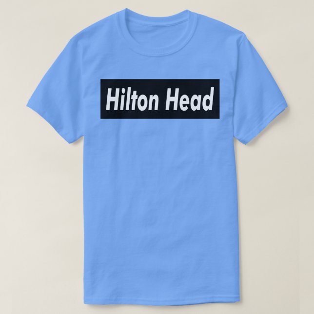 Hilton Head Meat Brown T-Shirt (Design Front)