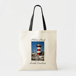 Hilton Head, SC Harbour Town Lighthouse Tote Bag