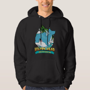 HILTON HEAD SOUTH CAROLINA Cute Baby Dolphin Souve Hoodie