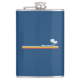 Hilton Head South Carolina Hip Flask