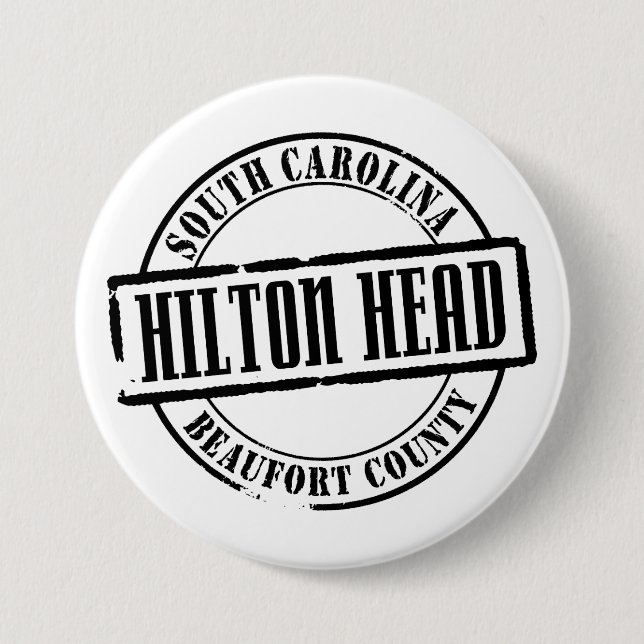 Hilton Head Title 7.5 Cm Round Badge (Front)