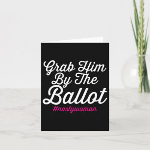 Him By The Ballot Nastywoman Biden Harris Costume Card