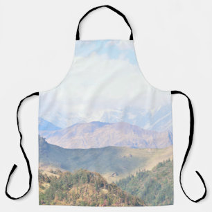 Himalaya mountains, skyagriculture,asia,awe,beaut Apron