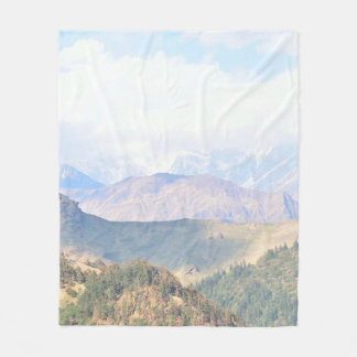 Himalaya mountains, skyagriculture,asia,awe,beaut Fleece Blanket