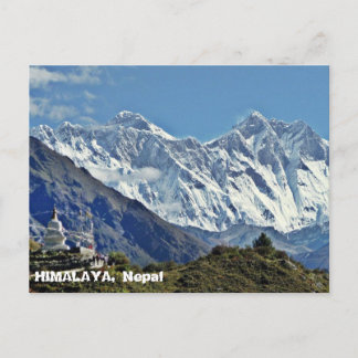 HIMALAYA - One of 1000 views from NEPAL Postcard