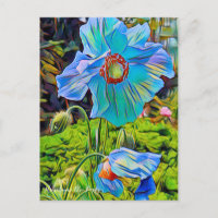 Himalayan Blue Poppy [Postcard]