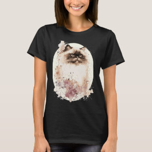 Himalayan Cat Japanese Cherry Blossom Sakura T-Shirt