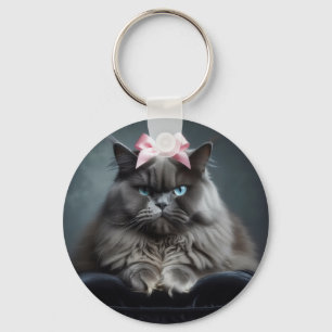 Himalayan Cat Keychain