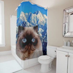 Himalayan Cat Shower Curtain