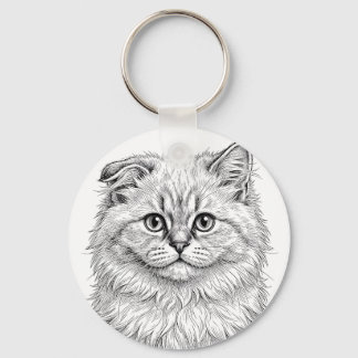 Himalayan Kitten Keychain Charm