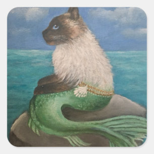 Himalayan Mercat Square Sticker