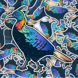 Himalayan Monal Bird Sticker   Die-Cut Sticker