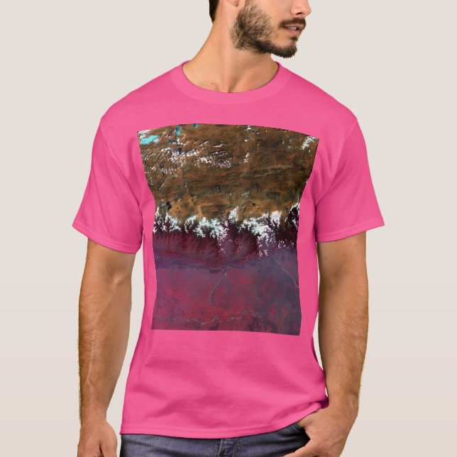 Himalayan Mountains From Space Sleeveless Top (Front)