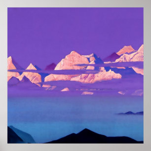 “Himalayas  1933” by Nicholas Roerich Poster