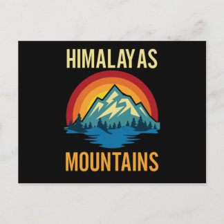 Himalayas Mountains Sunset Postcard