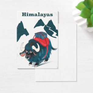 Himalayas Vintage travel poster