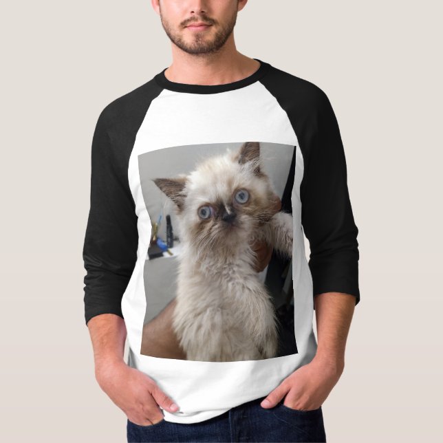 Himalyan cat print Tshirt JN (Front)