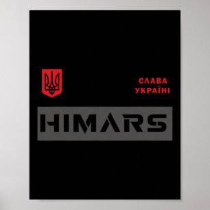 Himars System Military Army Glory To Ukraine Poster