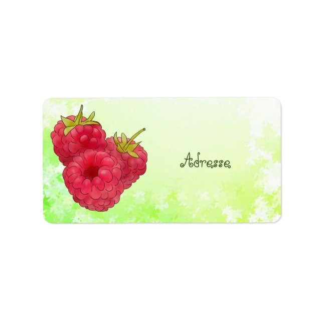 Himbeeren Label (Front)