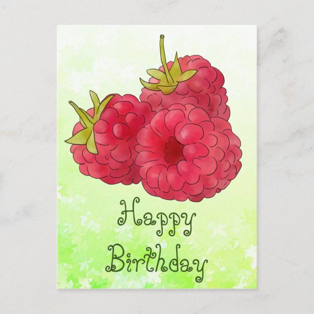 Himbeeren Postcard (Front)