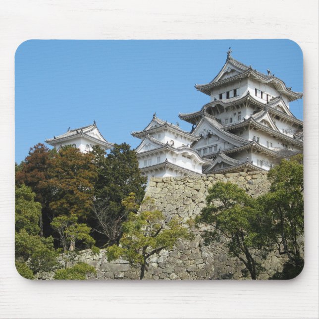 Himeji Castle 姫路城, Hyogo, Japan Mouse Pad (Front)