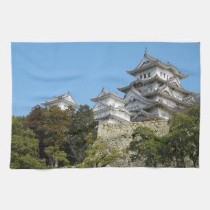 Himeji Castle 姫路城, Hyogo, Japan Tea Towel