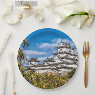 Himeji castle #5, Japan Paper Plate