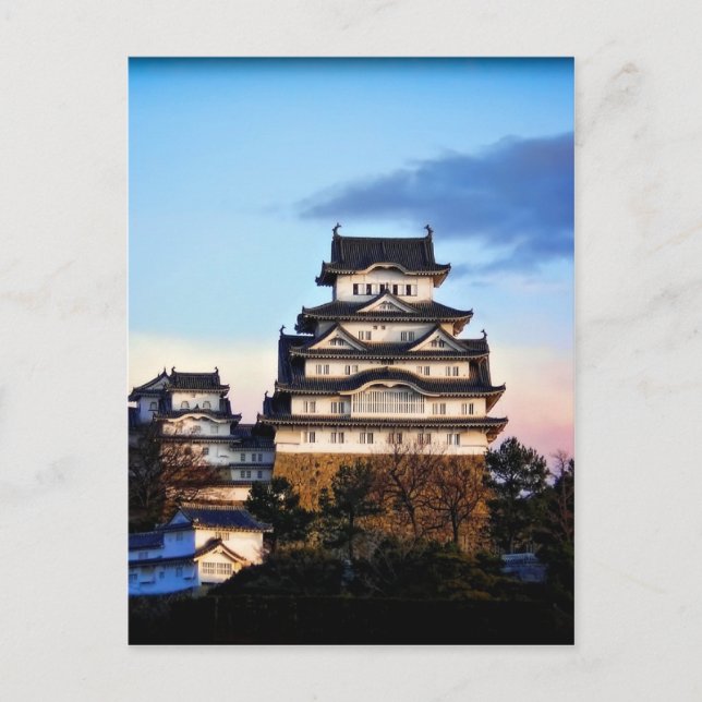 Himeji Castle at Sunrise Postcard (Front)