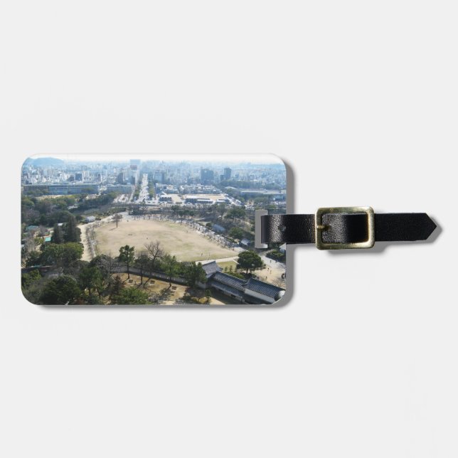 Himeji, Japan (View from atop castle) Luggage Tag (Front Horizontal)