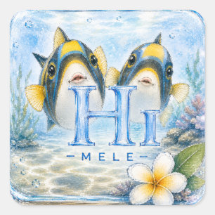 HIMELE Little Hawaiʻi Sticker — Humuhumu