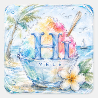 HIMELE Little Hawaiʻi Sticker — Shave Ice