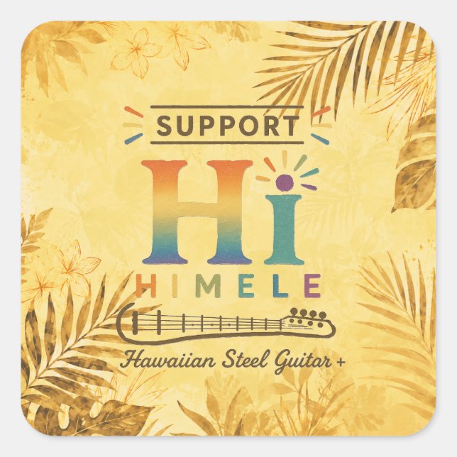 HIMELE Little Hawaiʻi Sticker — Support HIMELE (Front)