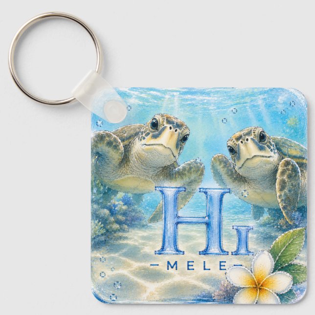 HIMELE Signature Keychain Collection – Honu (Front)