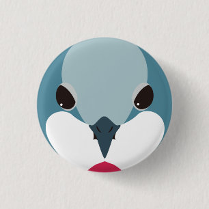 Himenebat-Luzon Bleeding-heart 3 Cm Round Badge