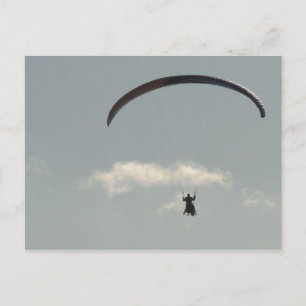 Himmel mit Paraglider, Freiheit, Paragliding Postcard