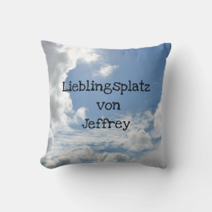 Himmlischer Lieblingsplatz Cushion