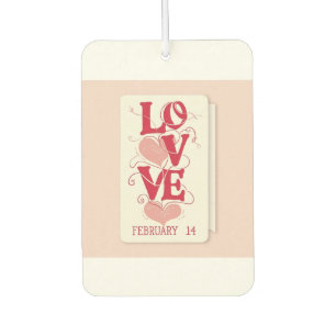 himsical Valentine's Day-themed  Car Air Freshener