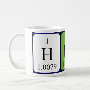 Hind periodic table name mug