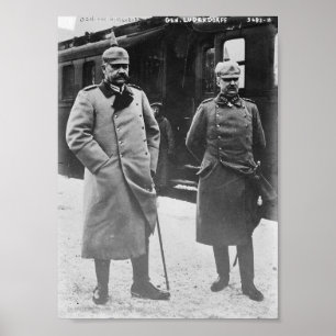Hindenburg and Ludendorff Poster