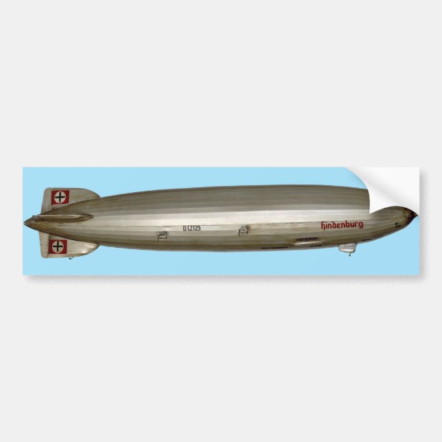 Hindenburg Bumper Sticker (Front)