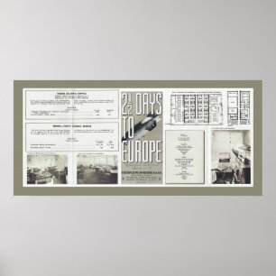 Hindenburg Vintage Travel Brochures Poster