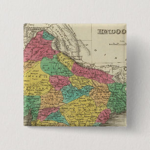 Hindoostan 3 15 cm square badge