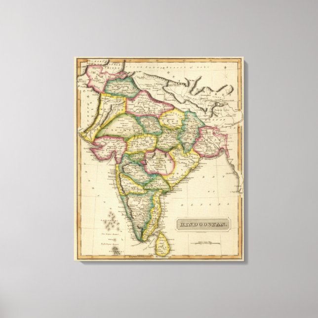 Hindoostan 3 canvas print (Front)