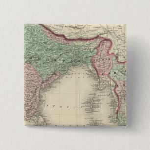 Hindoostan and Farther India 15 Cm Square Badge