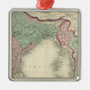 Hindoostan and Farther India Metal Tree Decoration