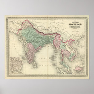Hindoostan and Farther India Poster